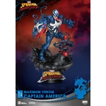 Marvel- Maximum Venom Captain America PVC Diorama