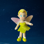 Disney - Peter Pan : Peluche aimantée Clochette