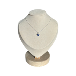 Bague WASKOLL saphirs de couleurs sur or blanc 18 carats