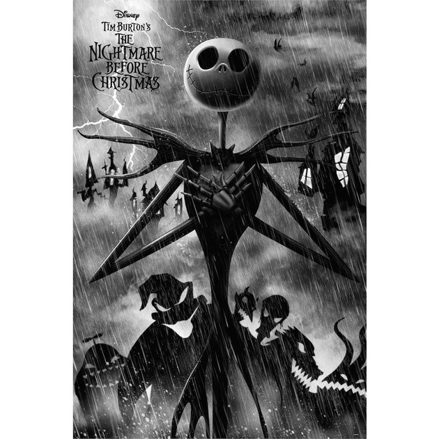 Disney - L'étrange noël de Mr Jack : Poster Jack Skellington