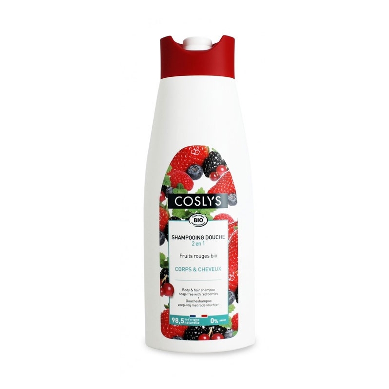 Coslys shampoing douche Fruits Rouges 750 ml