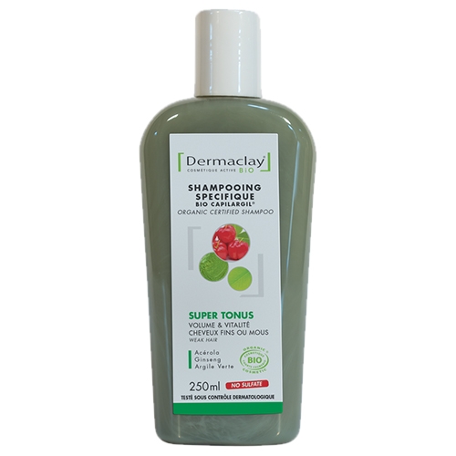 dermaclay Capilargil shampoing Super tonus 250 ml