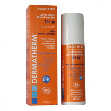 Dermatherm Bio Crème fluide Haute Protection visage et corps SPF30 150 ml