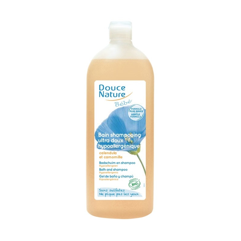 Douce Nature Bain shampoing Bébé Bio 1L