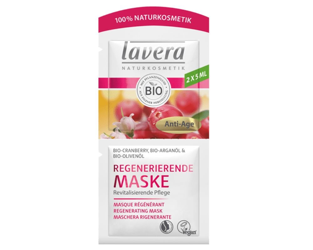 Lavera Masque Régénérant Cranberry 2X5 ml