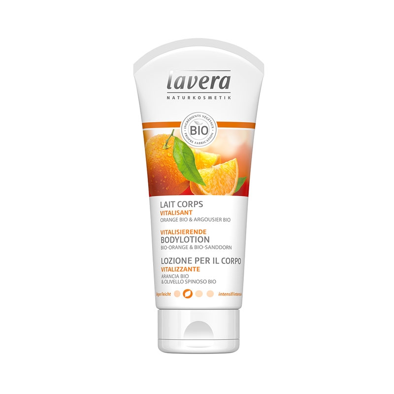 Lavera Body Spa Lait corps vitalisant Orange Bio Tube 200 ml