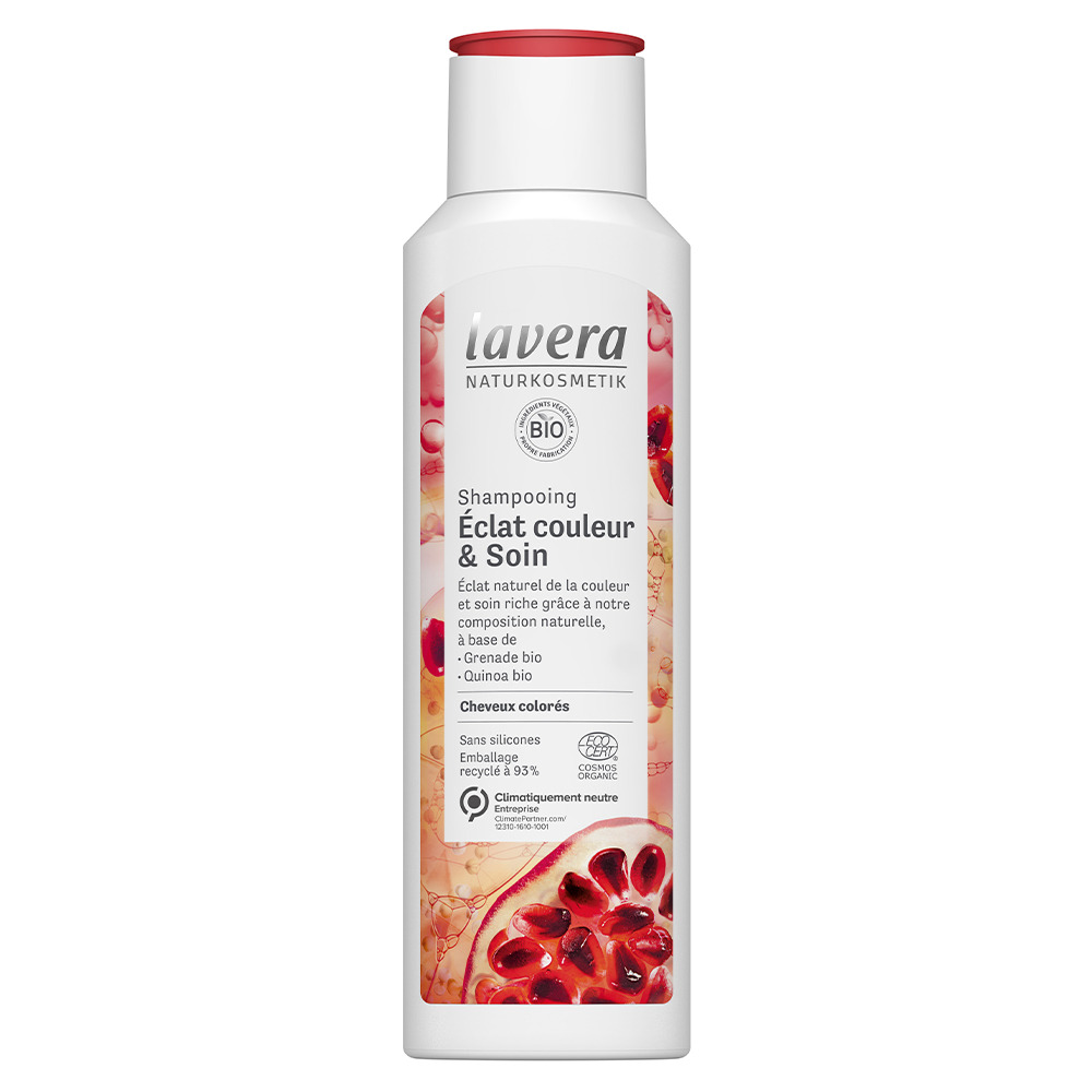 Lavera Shampoing éclat couleur et soin 250 ml