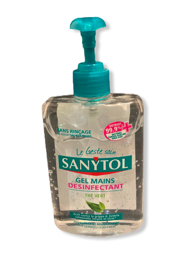 gel hydro alcoolique qualité sanytol