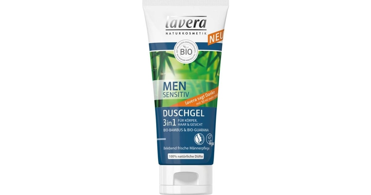 Lavera Men Sensitive Gel douche 200 ml