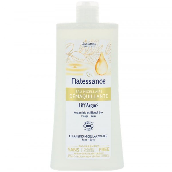 Lift Argan eau micellaire Bio Natessance 400 ml