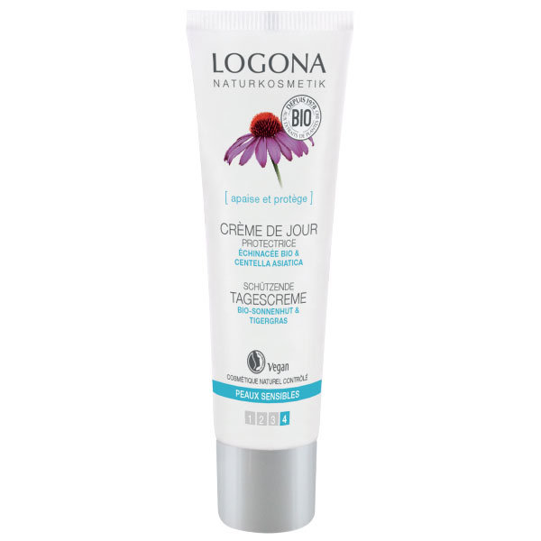 Logona crème de jour protectrice Echinacée et Centella asiatica