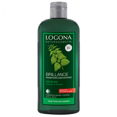 Logona Shampoing Brillance à l'ortie 250 ml