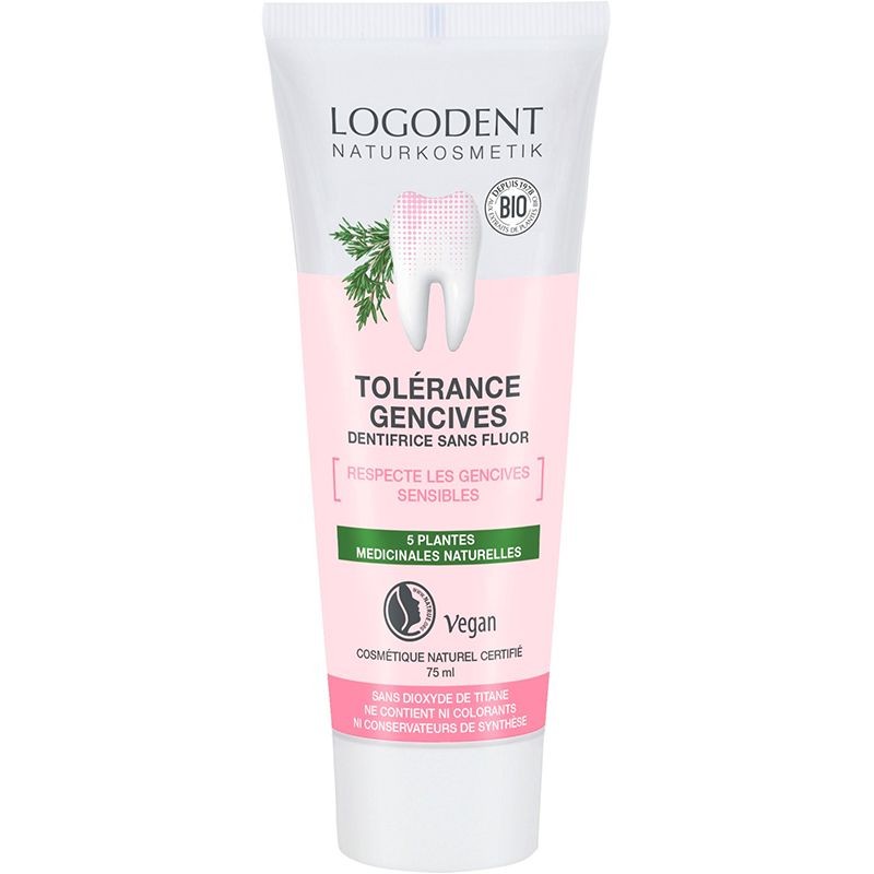 Logona dentifrice gel tolérance gencives 75 ml