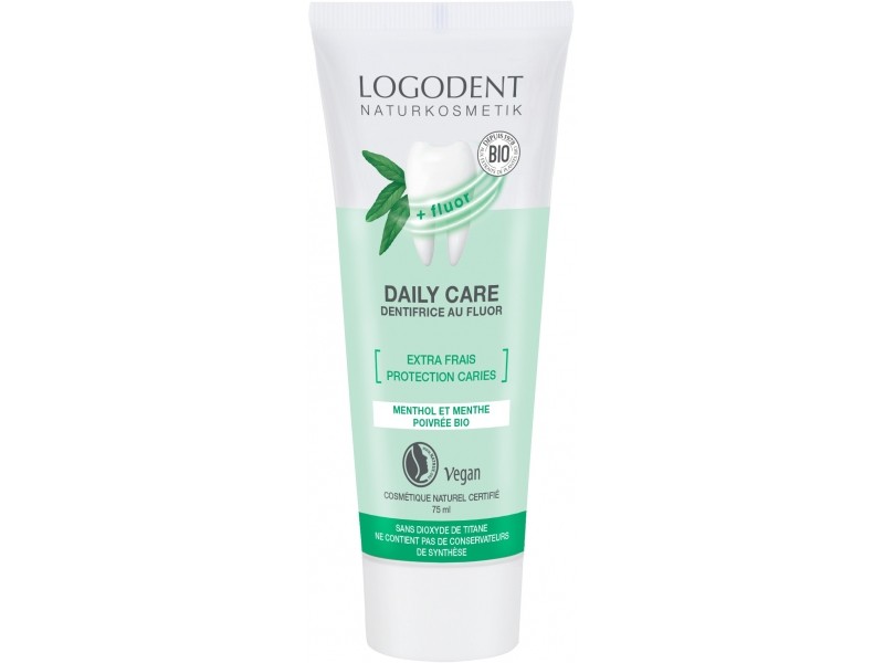 Logona Dentifrice Daily Care Fluor Extra Frais 75 ml
