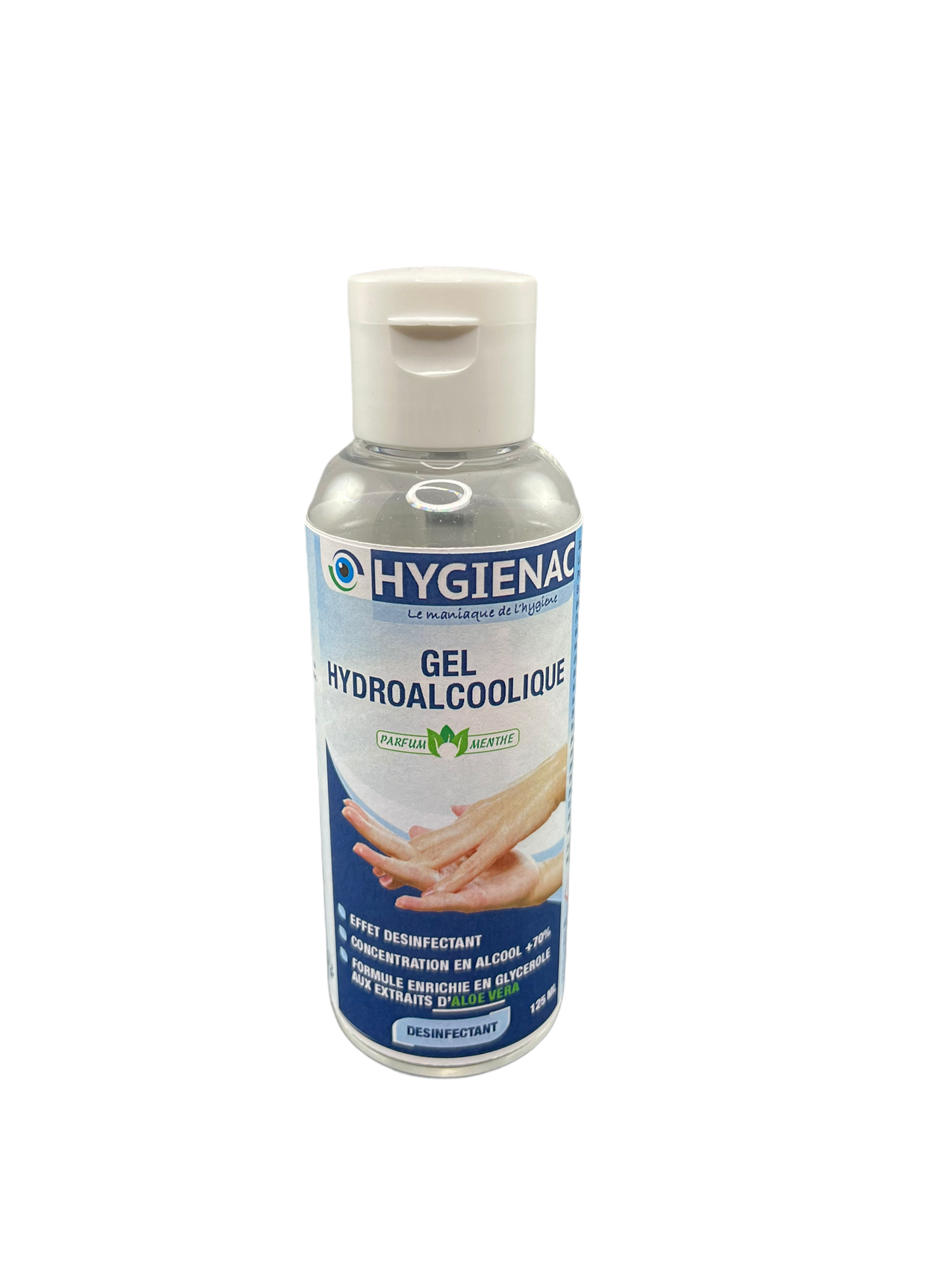 Gel hydroalcoolique désinfectant mains 125 ml Hygienac