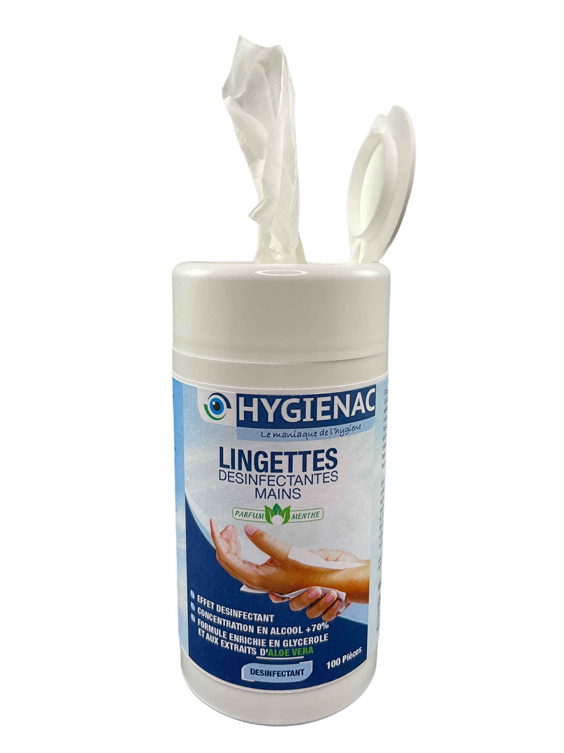 pt boite lingettes desinfectantes covis 100 pieces HYGIENAC