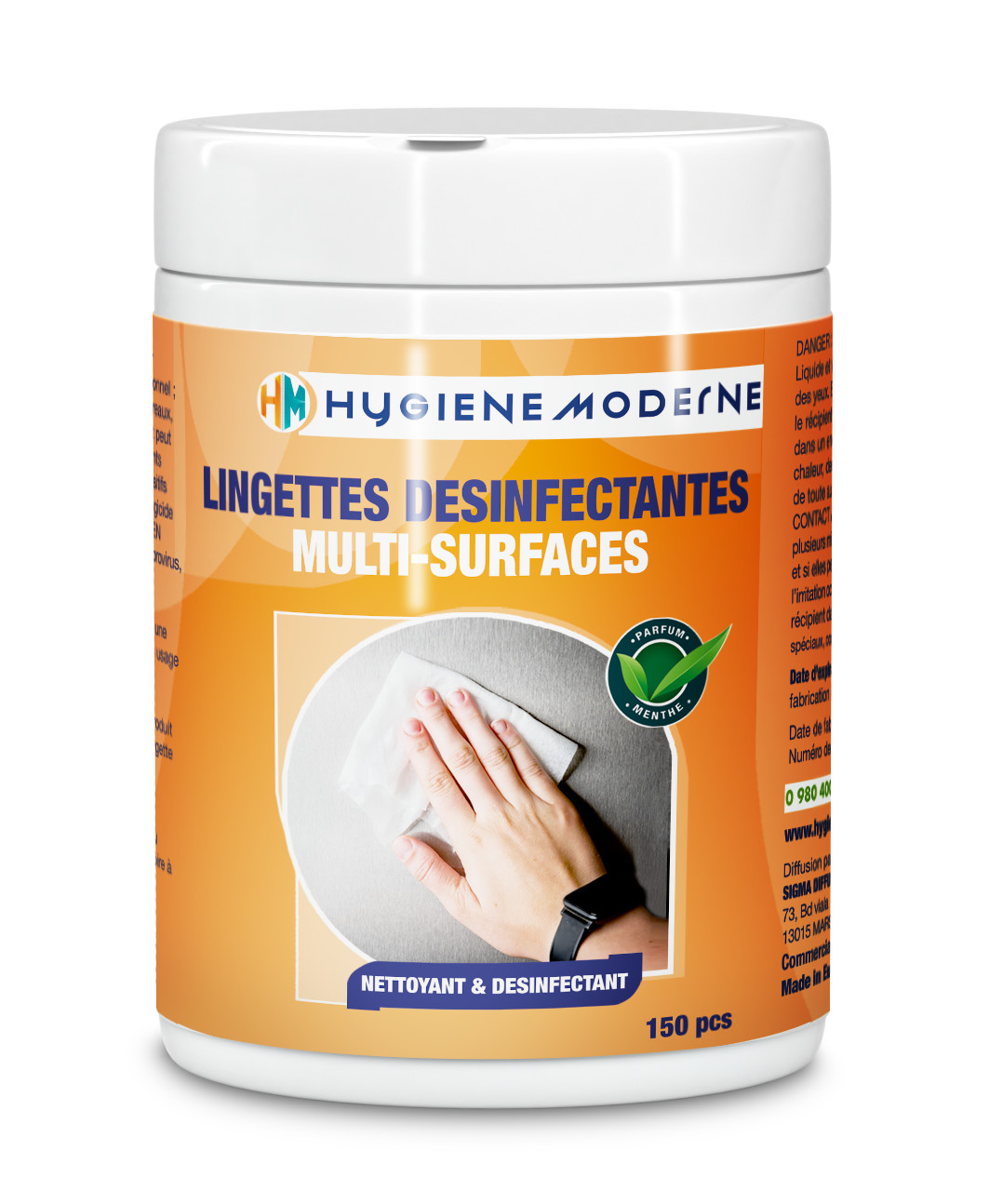 Lingettes dépoussiérantes multi-surfaces, U (X50, 169g)