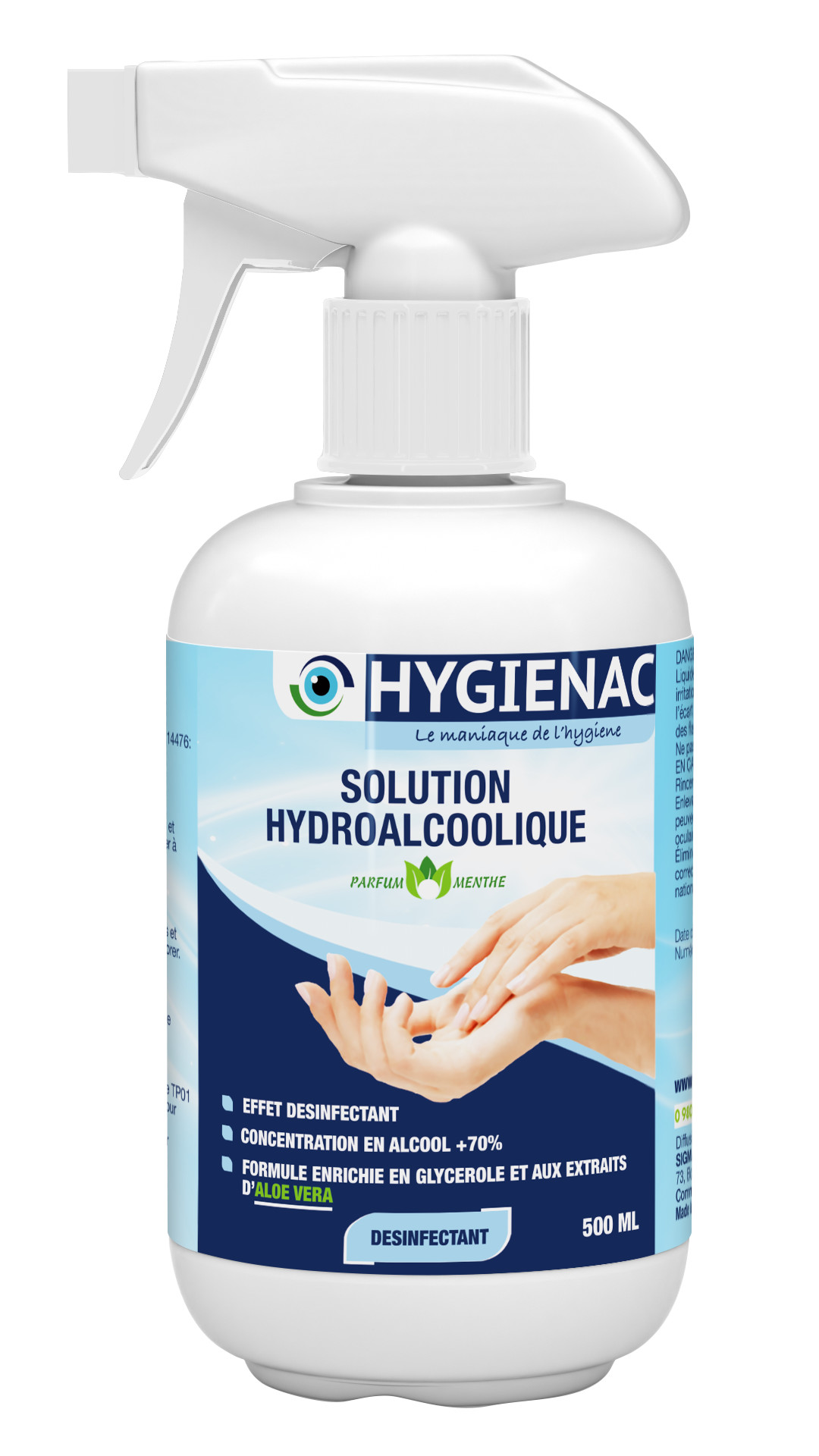 SPRAY DESINFECTANT SANS ALCOOL - MNA Hygiène