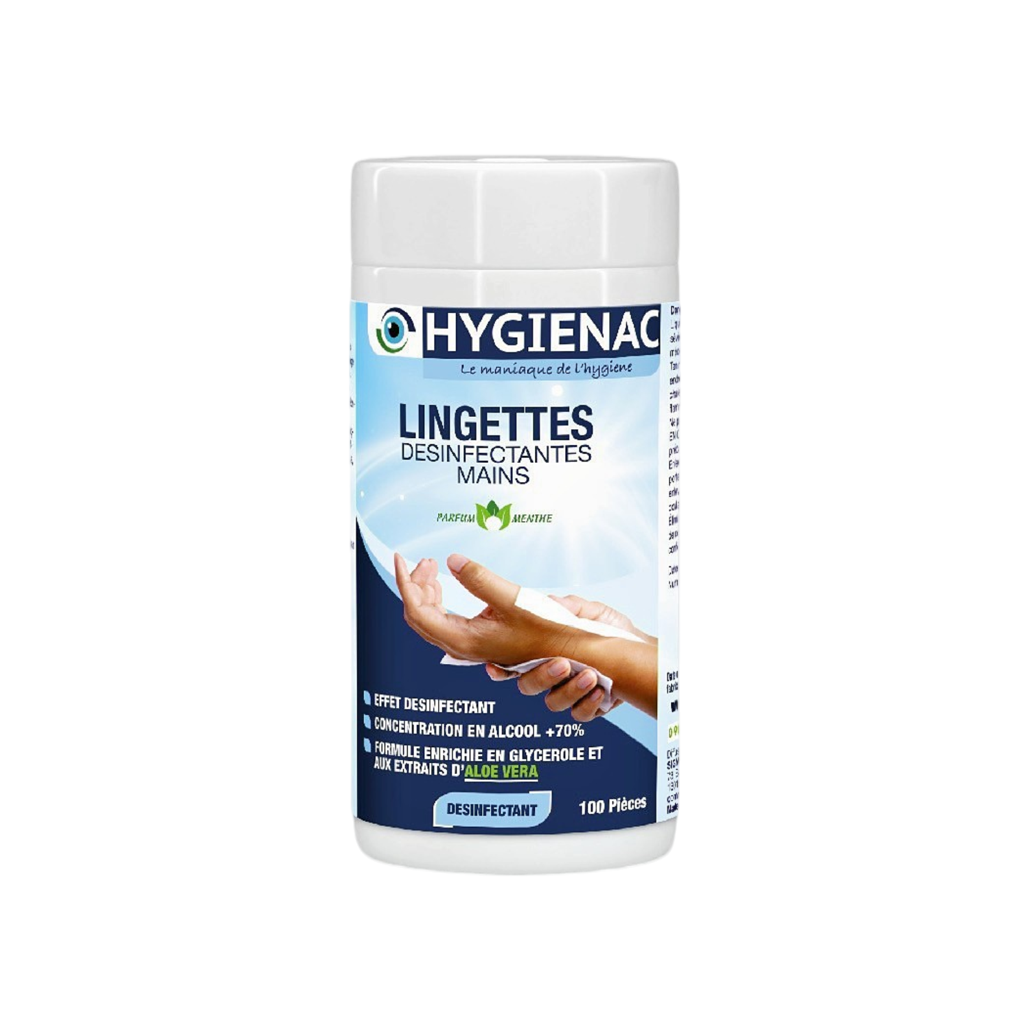 Lingettes Désinfectantes pour les Mains Hygienac