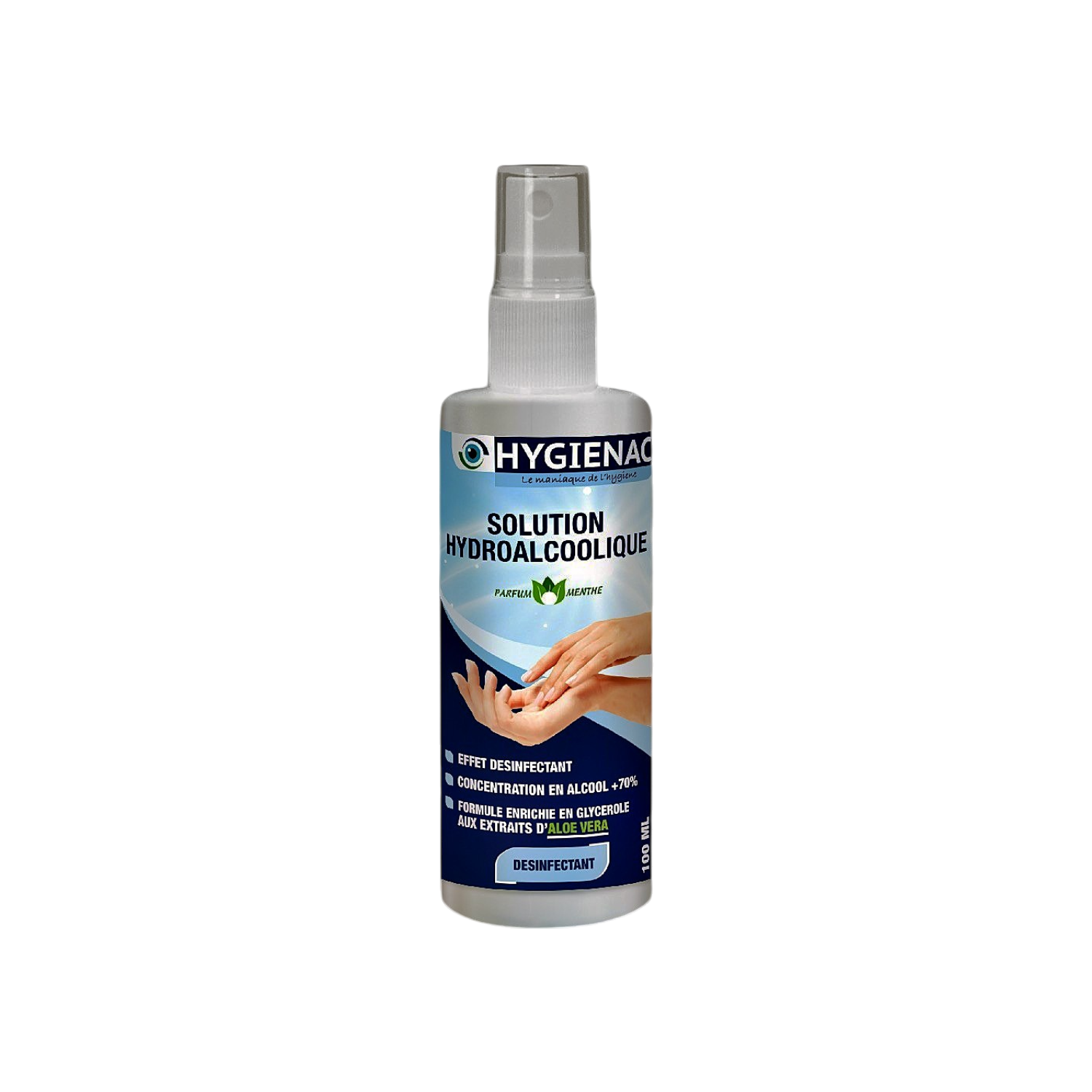 Solution Hydroalcoolique Désinfectante voyage 100ml