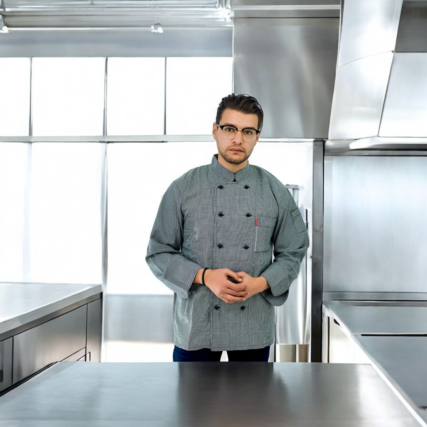 Veste de Chef Résistante au Feu et à l\'Huile