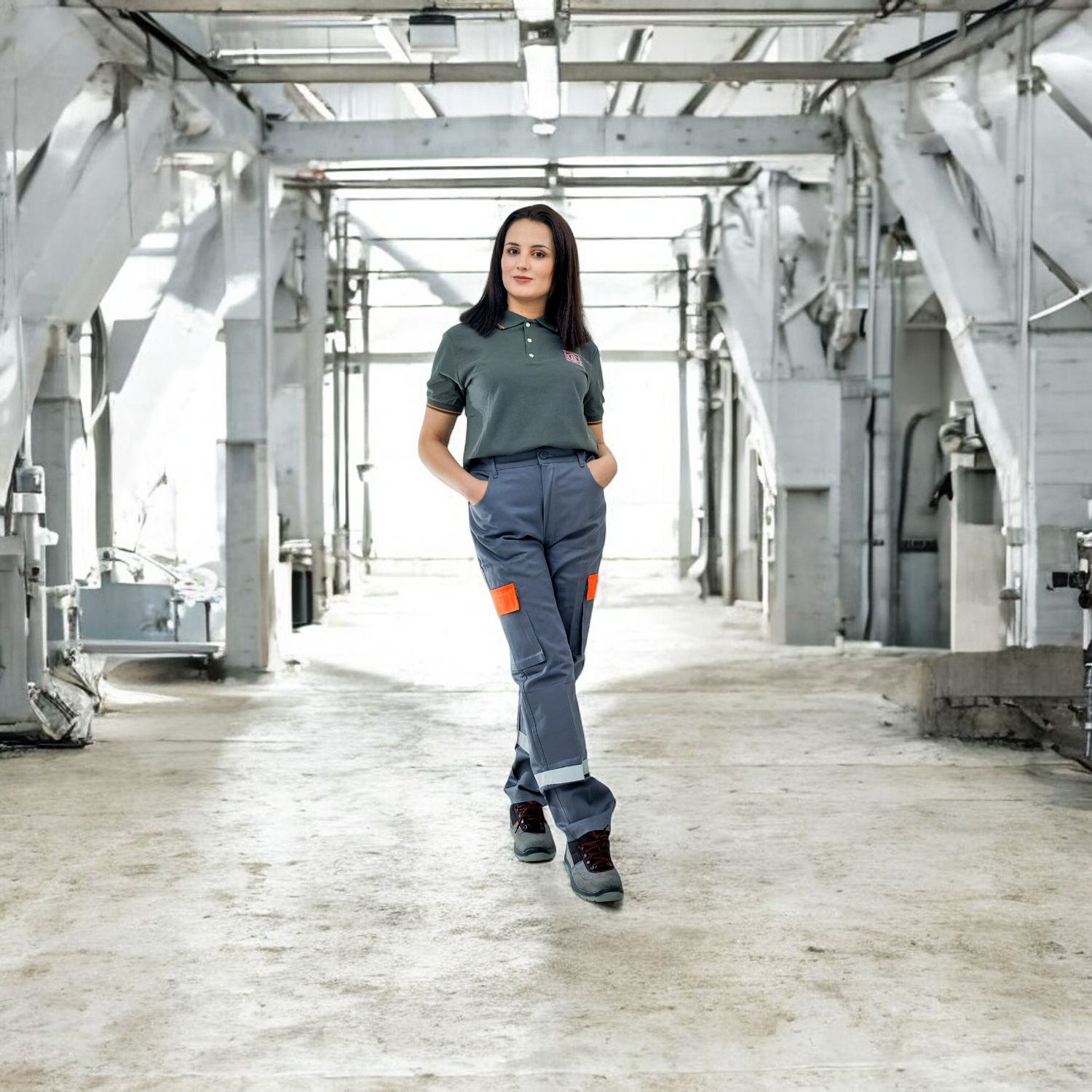 Pantalon de Travail Réfléchissant Femme