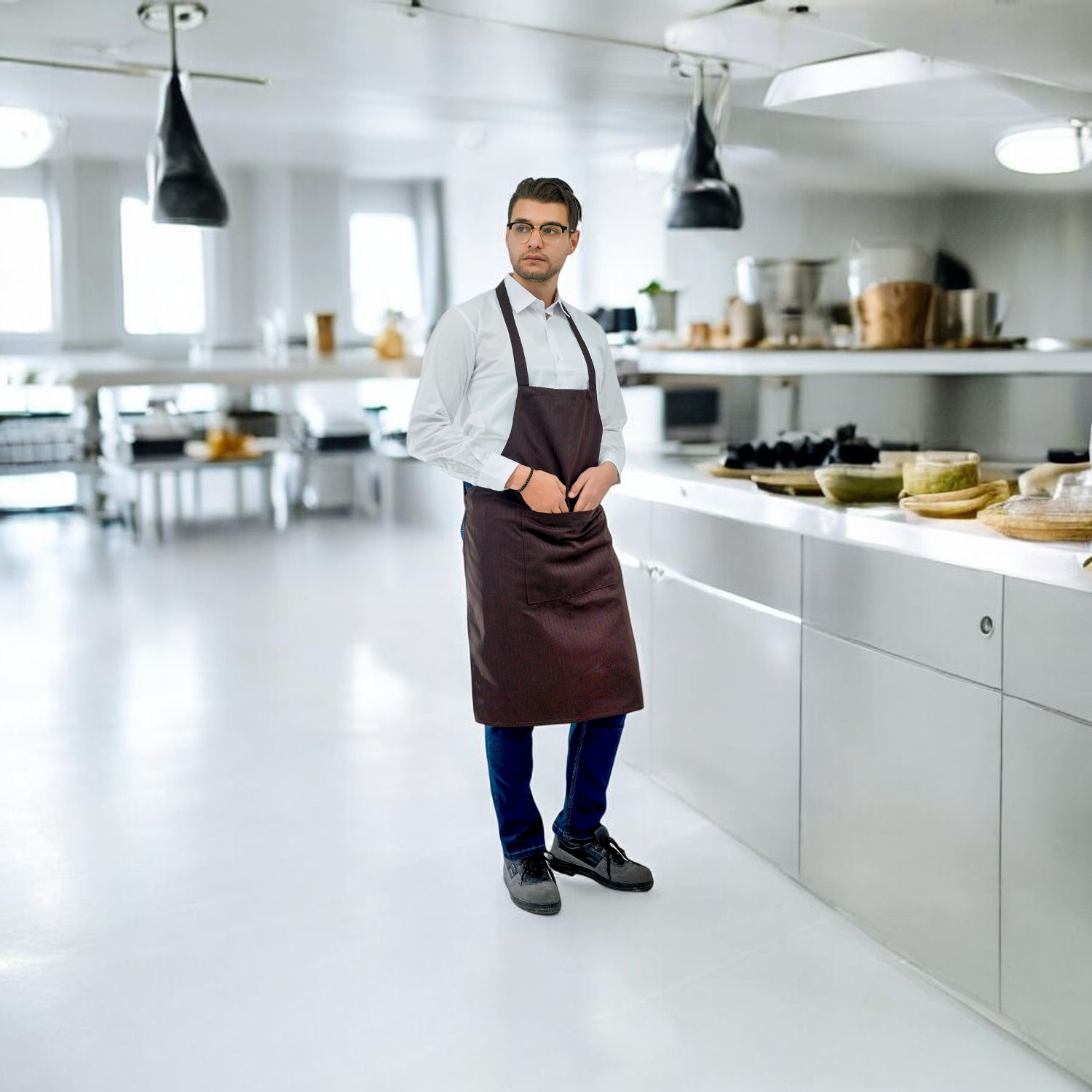 Tablier de Cuisine Professionnel Unisexe