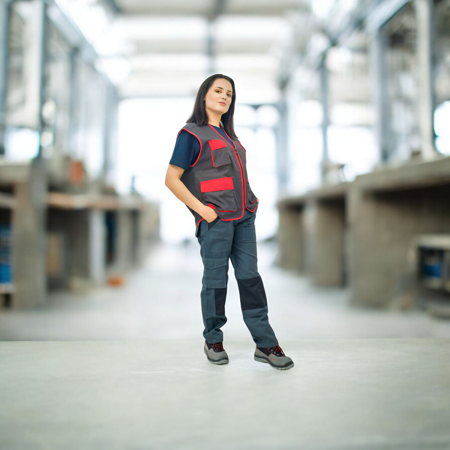 Gilet de Travail Multi-poches Haute Performance