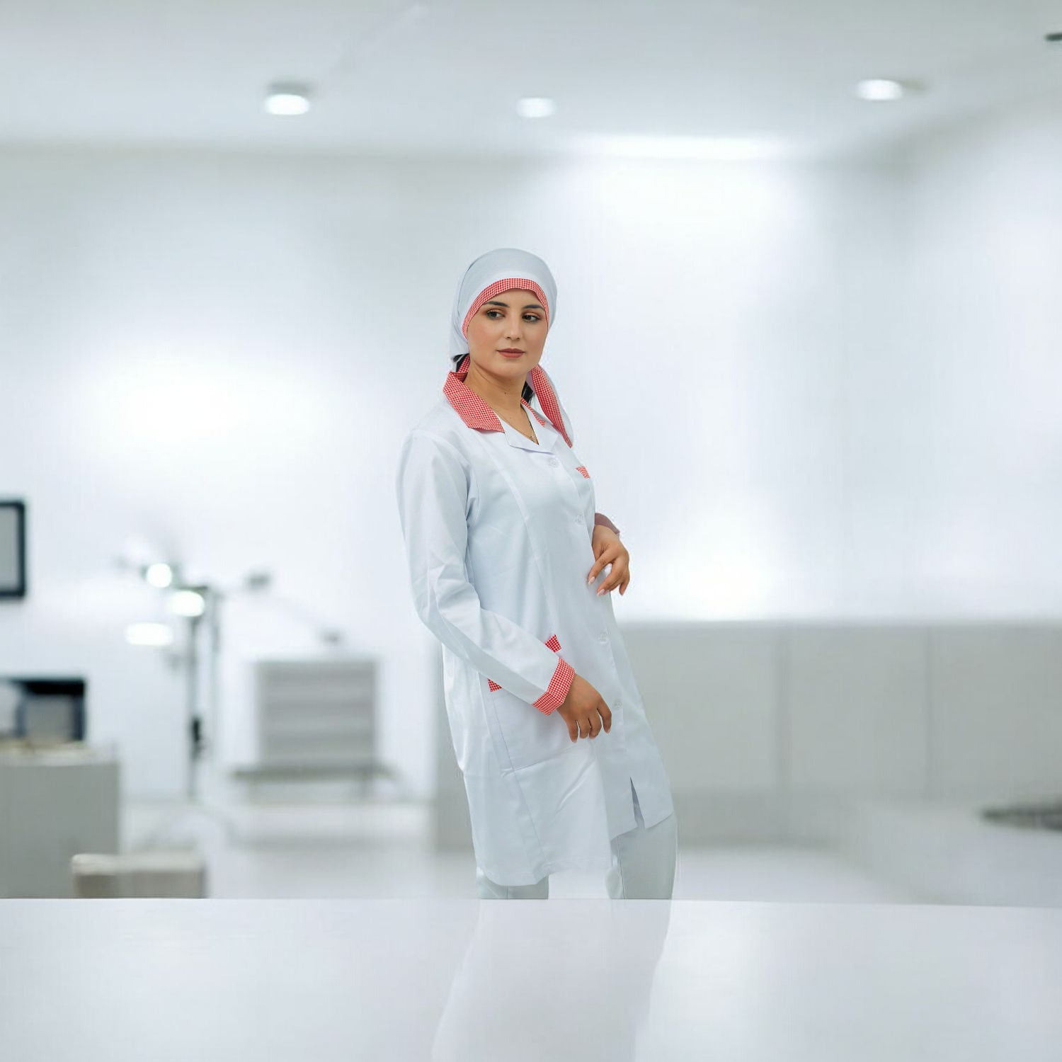Tunique Médicale de Protection Blanche