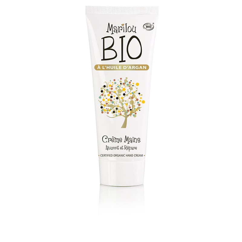 Marilou Bio crème mains à l'huile d'Argan avec Aloé Vera tube 75 ml