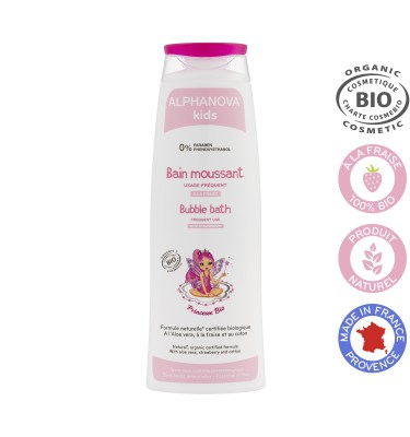 ALPHANOVA KIDS Bain Moussant Flacon de 250 ML