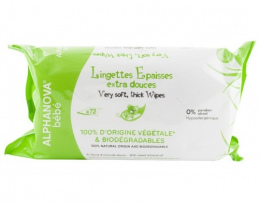 Alphanova Bébé 72 lingettes