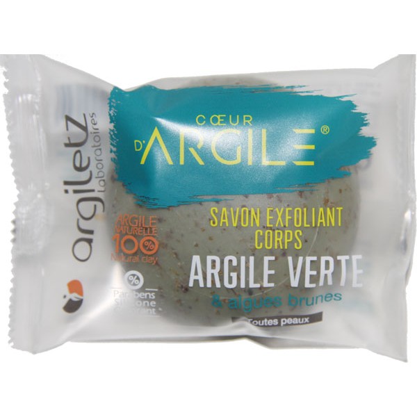 Argiletz savon exfoliant Argile Verte 100 g