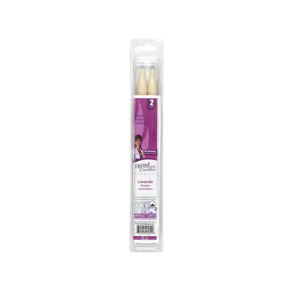 Harmonys Ear Candles Bougies auriculaires Lavande 2