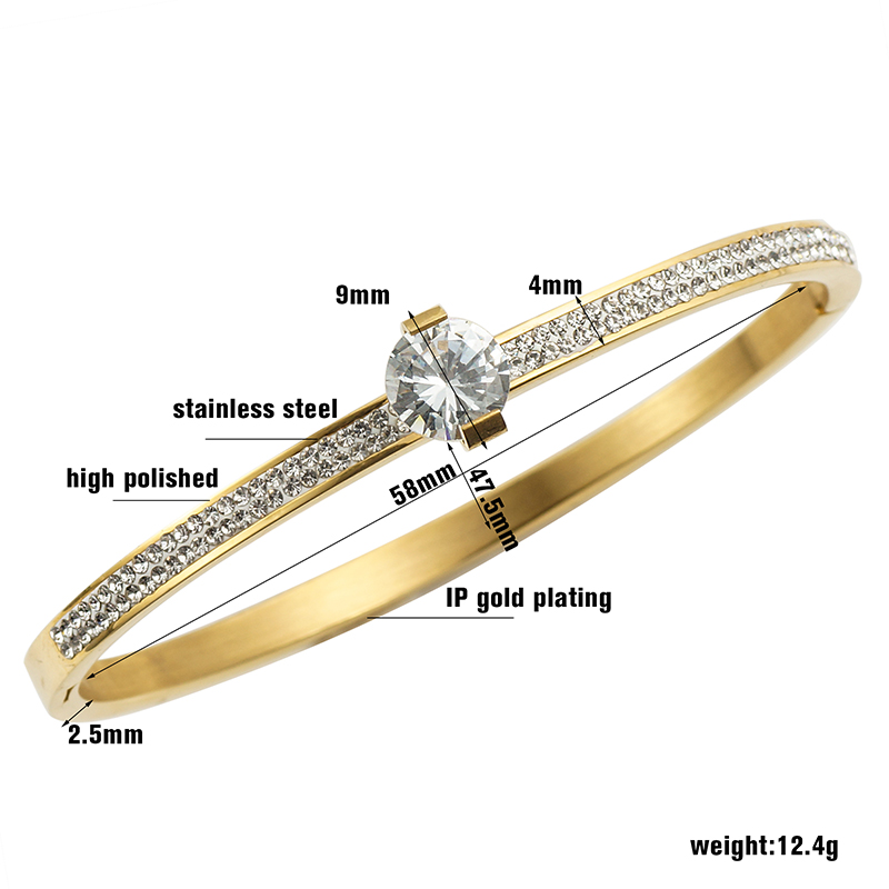 Bracelet-de-luxe-en-acier-inoxydable-pour-femmes-manchette-ouverte-couleur-or-cristal-CZ-bijoux-de