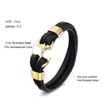 XQNI-Bracelet-en-cuir-v-ritable-cha-ne-en-acier-inoxydable-Bracelet-hommes-et-dames-couleur