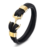 XQNI-Bracelet-en-cuir-v-ritable-cha-ne-en-acier-inoxydable-Bracelet-hommes-et-dames-couleur