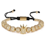 3pcs-Set-Punk-CZ-Micro-Pave-Crown-Beads-Bracelet-For-Men-Women-Braided-Rope-Chain-Luxury
