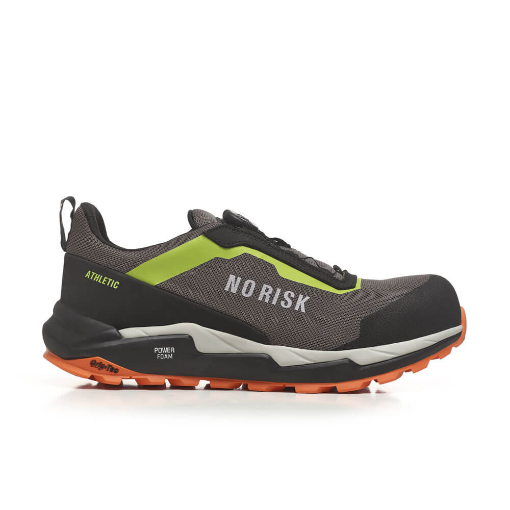 Basket-securite-ATHLETIC-Low-FLS-Orange-Vert-1219-06-No-Risk-S3L