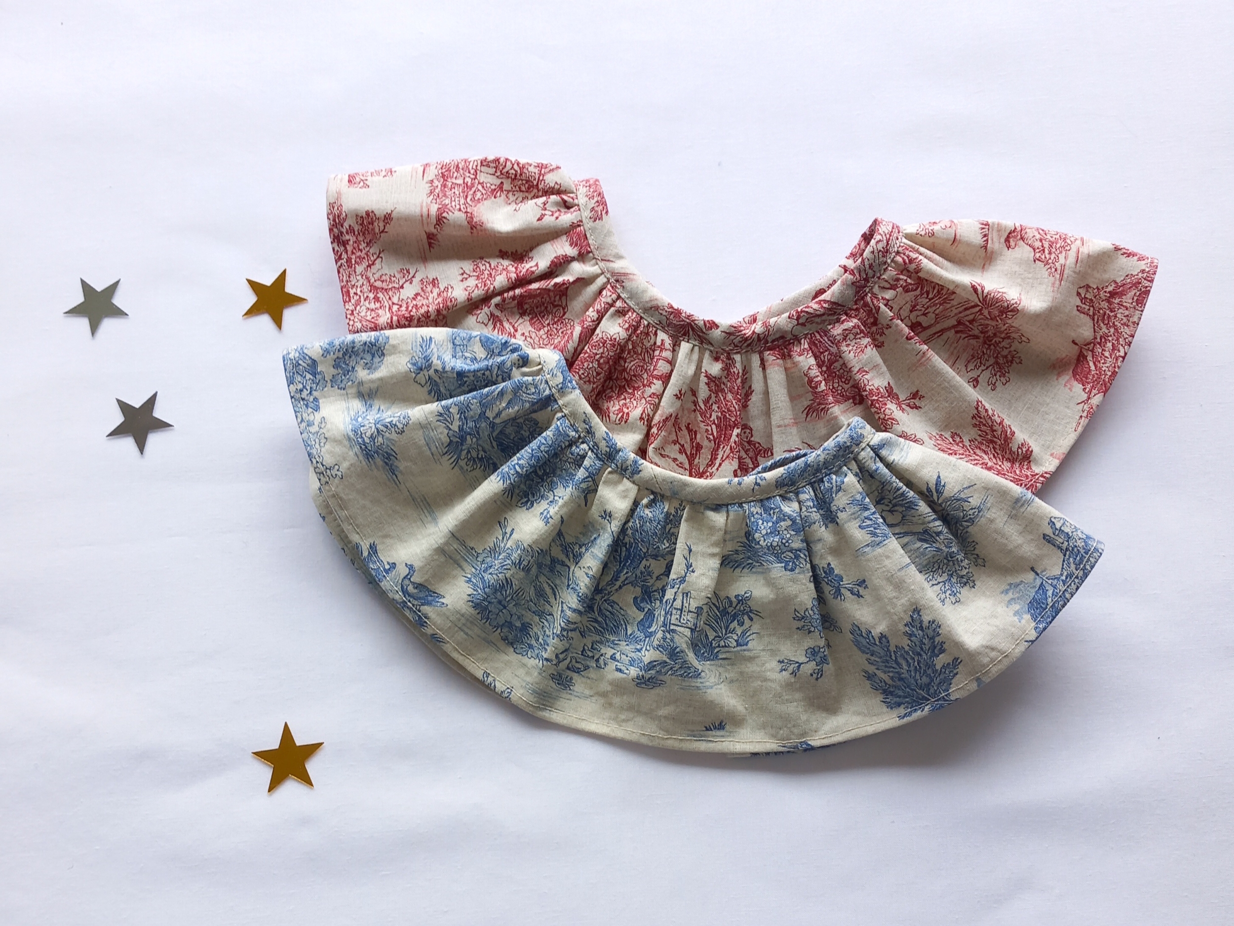cols toile de jouy