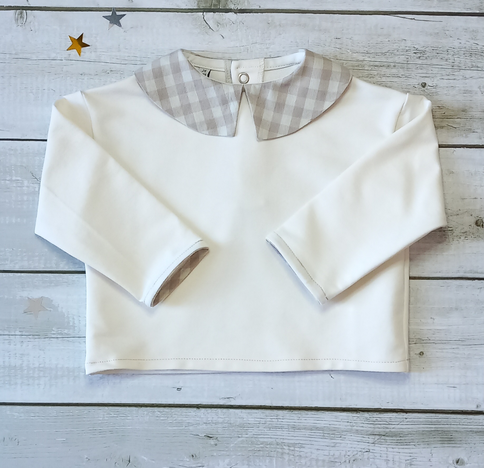 sweat col vichy