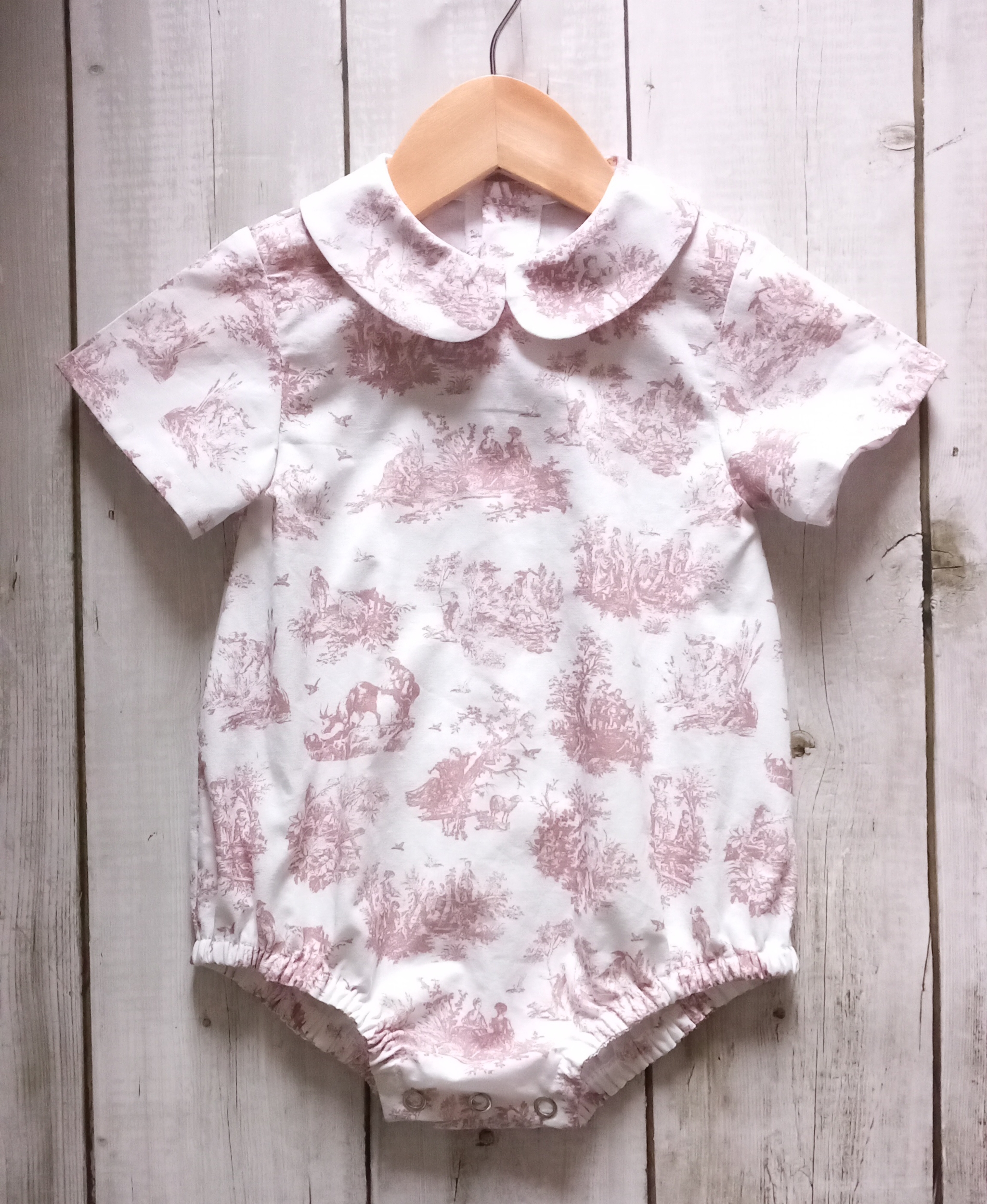 barboteuse toile de jouy