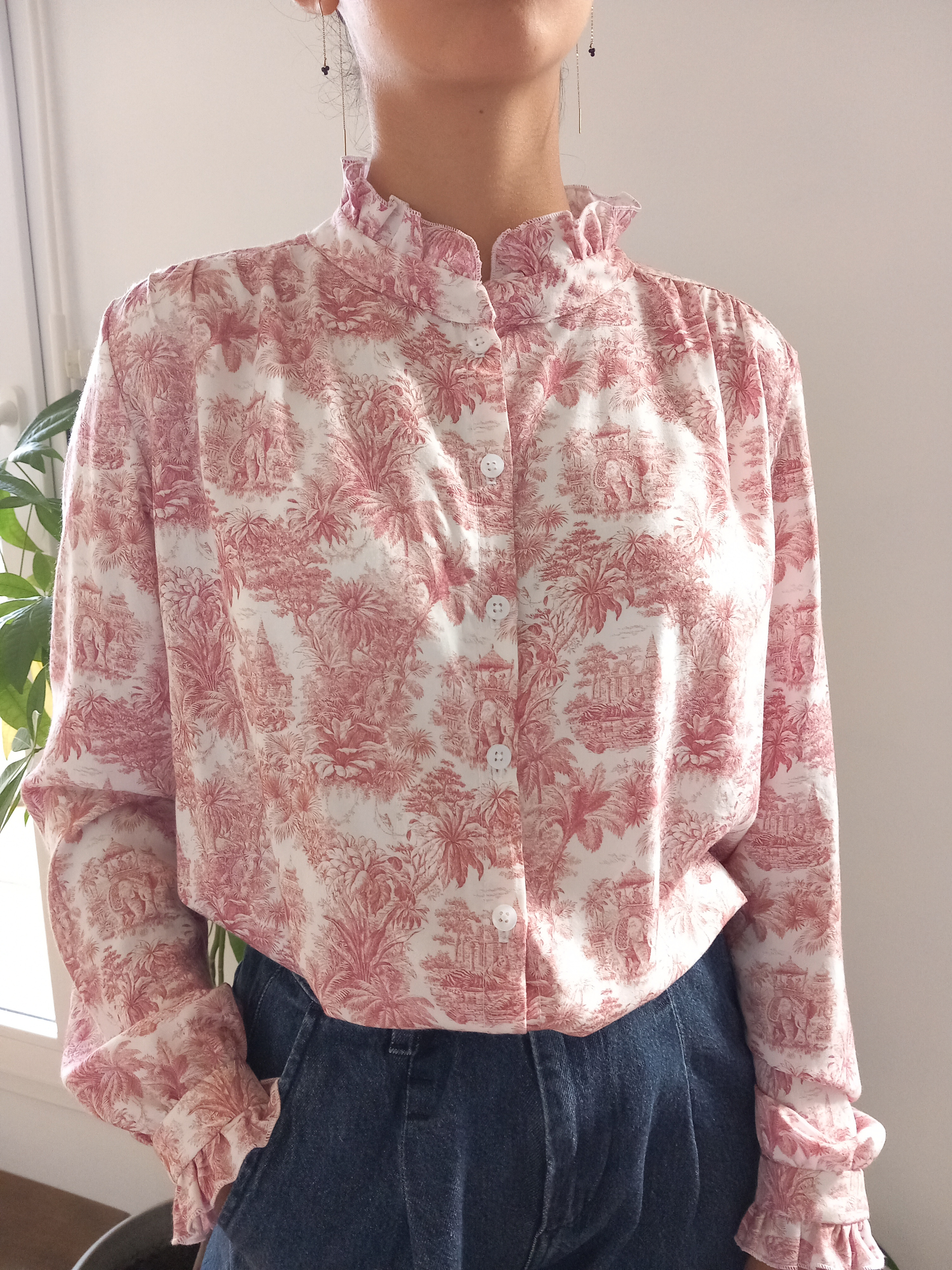 Chemisier toile de Jouy (5)