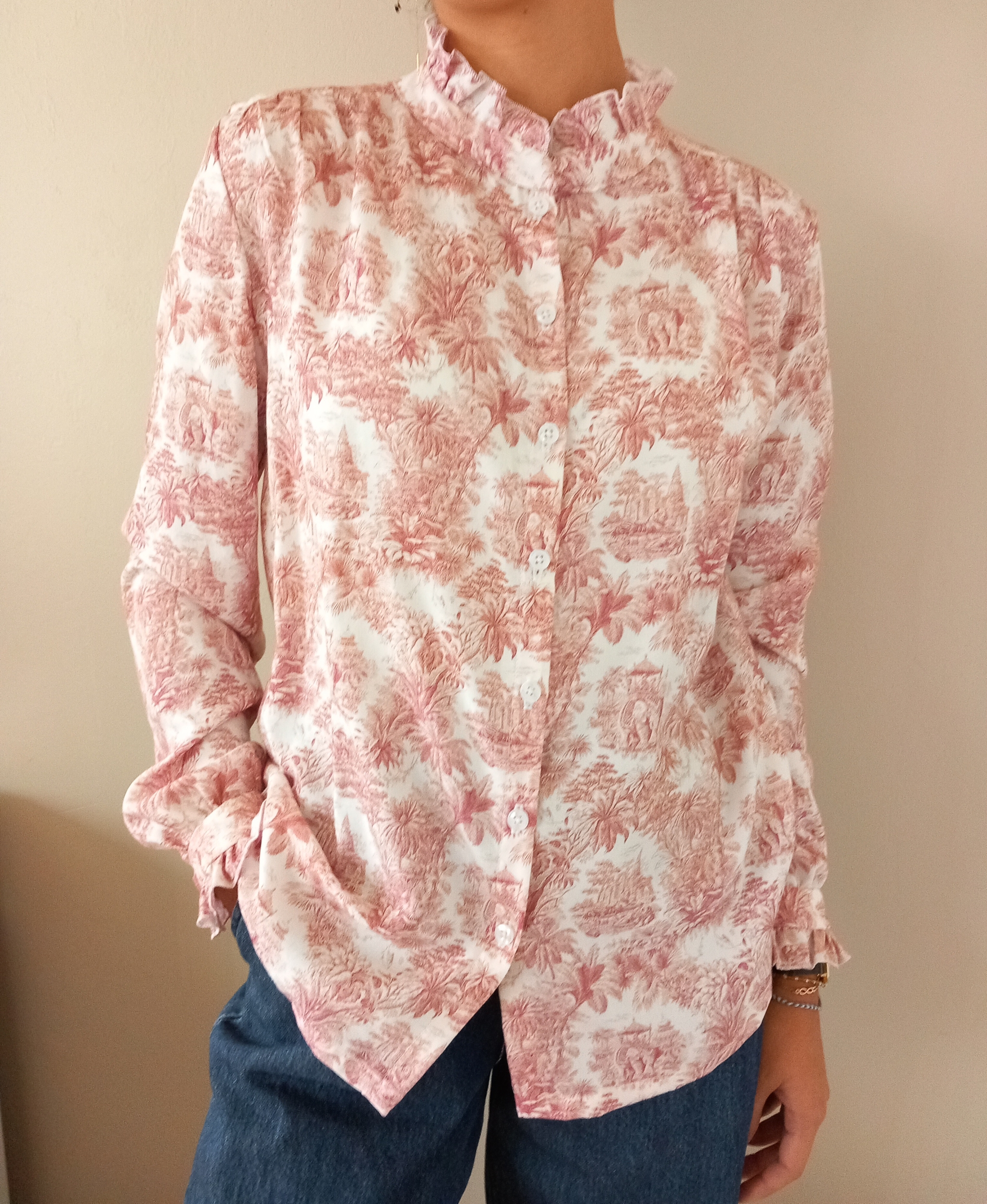 Chemisier toile de Jouy