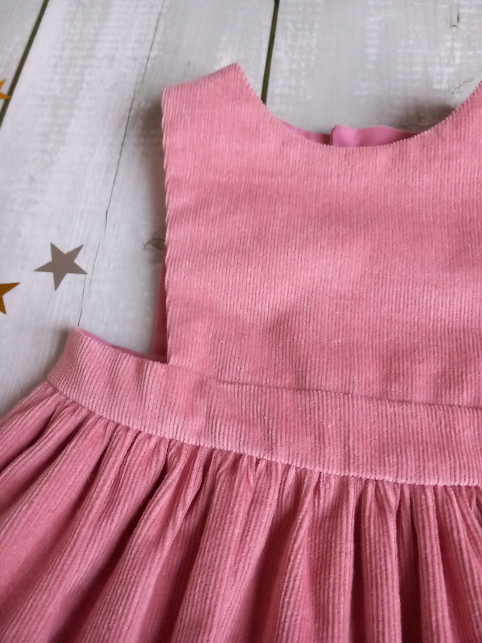 robe velours rose 2
