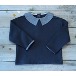 sweat col droit