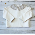 sweat col vichy