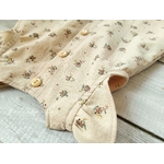 robe sans manche beige fleurs (3)