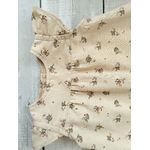 robe sans manche beige fleurs (5)
