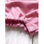 barboteuse rose col pétales